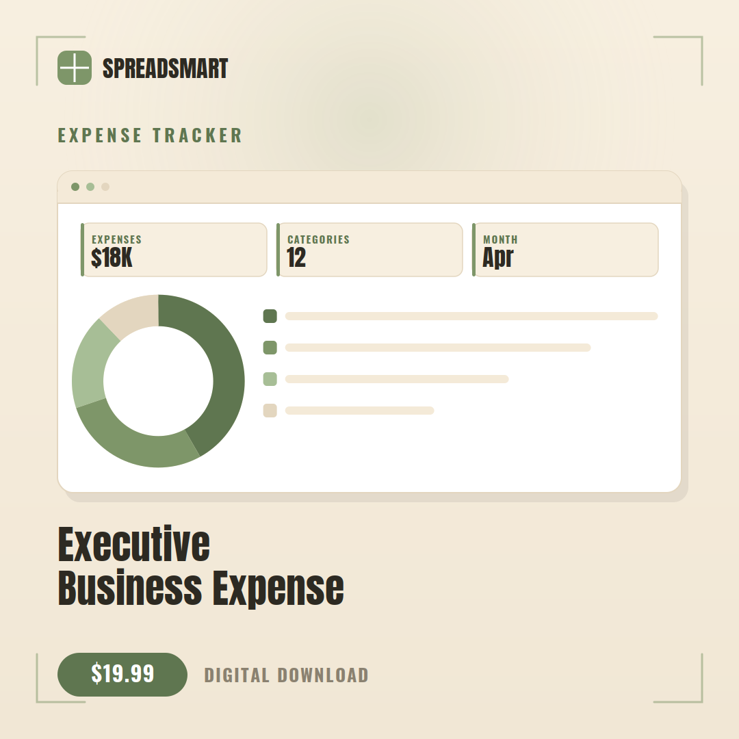 Executive Business Expense Tracker