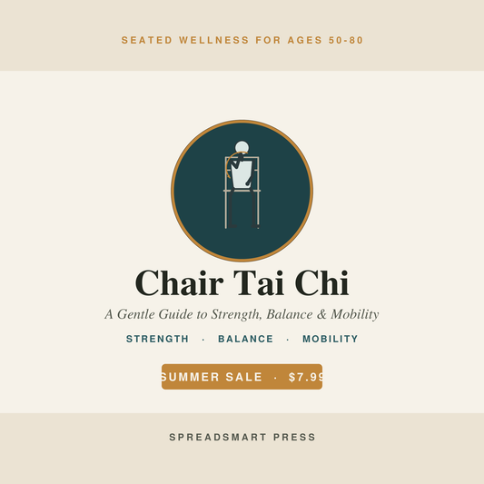 Chair Tai Chi illustrated guide cover - seated exercise for seniors