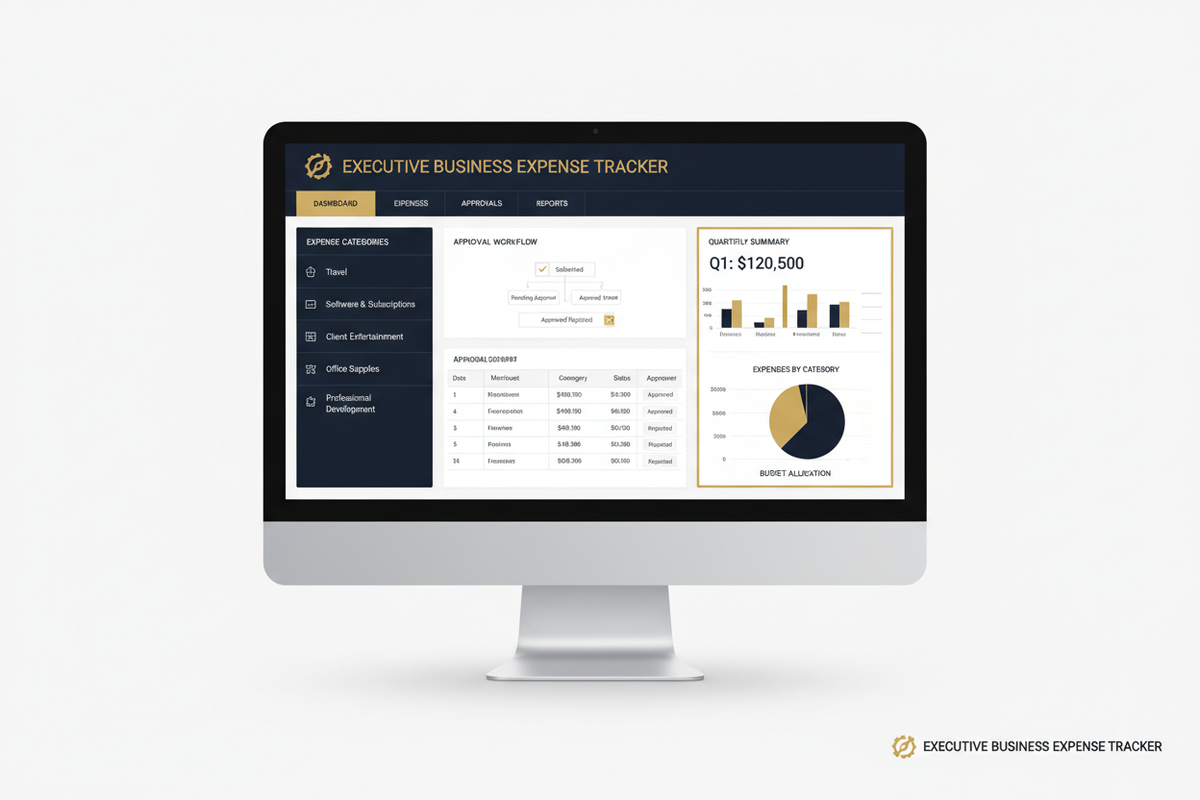 Executive Business Expense Tracker